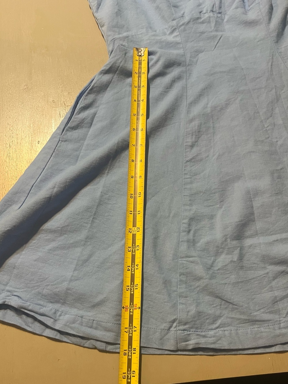 a new day Light Blue Sleeveless V-Neck A-Line Dress - Picture 5 of 10